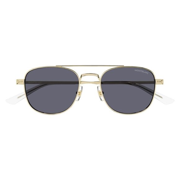 New MONT BLANC Gold Square MB0363S 004 Sunglasses Women - Picture 2 of 4